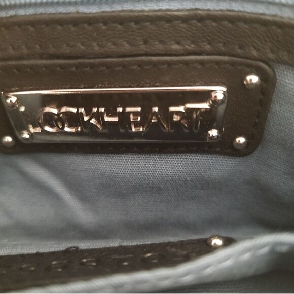 Lockheart vintage woven leather shoulder bag EUC - Picture 5 of 7